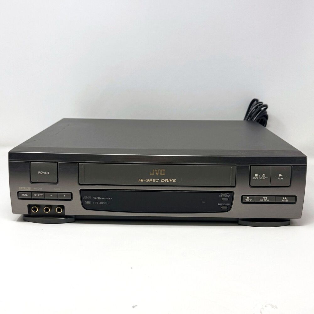 JVC HR-J610U 4 Head Hi Spec VHS VCR Player Recorder Tested Video Cassette